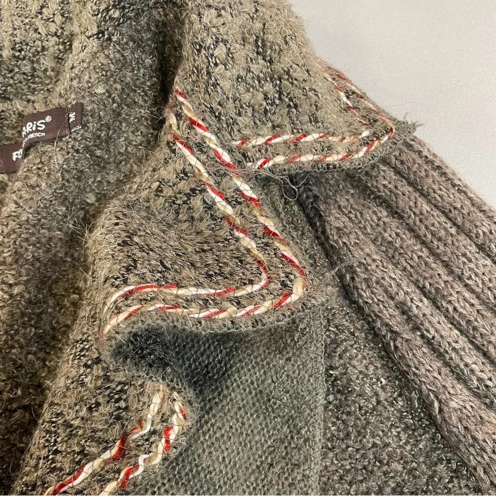 Forla Paris Drape-Front Ruffle Duster Cardigan, Bohemian & Romantic - Medium - Picture 6 of 17